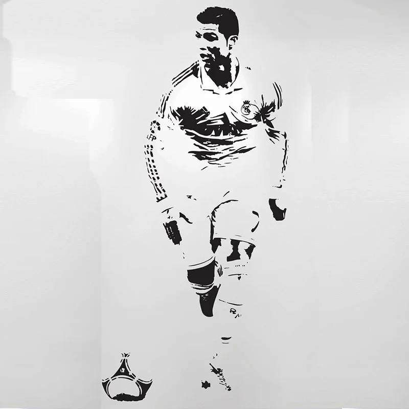 Криштиану Роналду ФК Футболист Наклейка на стену 2 размера|sticker decal|football wallfootball wall