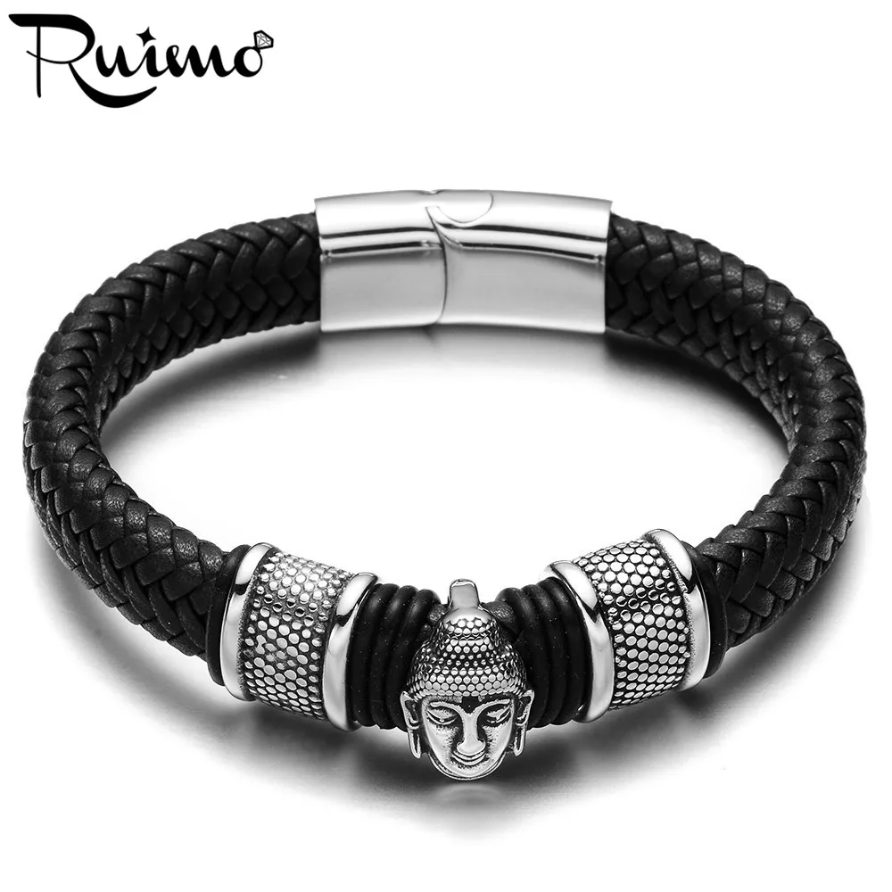Квадратные бусины RUIMO из нержавеющей стали 316l с зернистой головкой 12*6 мм