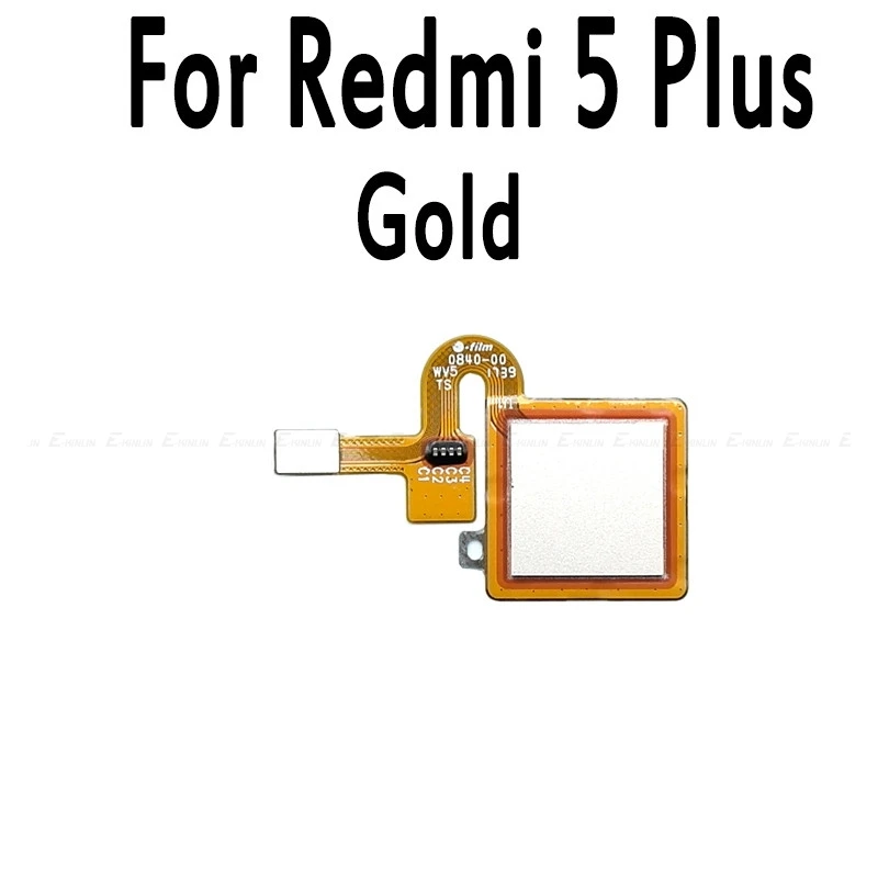 За счет сканера отпечатков пальцев Сенсор сканер гибкий кабель для Xiaomi Redmi 4X4 Pro Prime 5 плюс задняя крышка Кнопка возврата home ключ Замена Запчасти