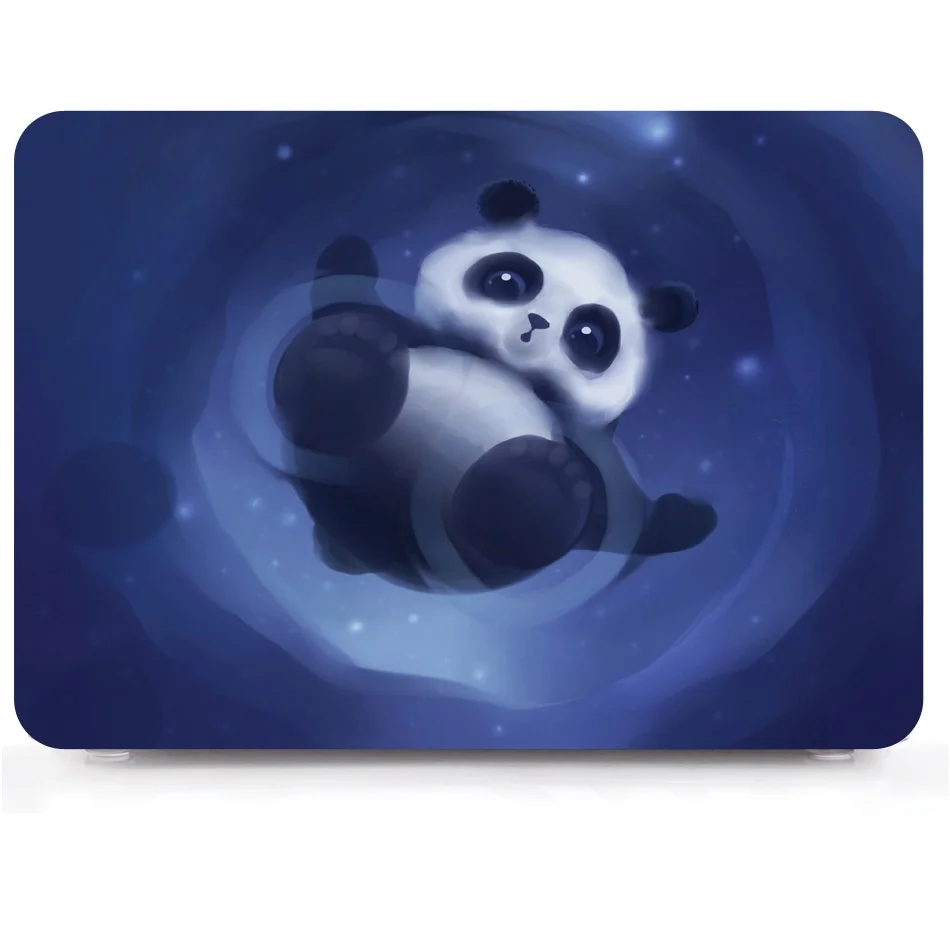 DW1 Жесткий чехол для ноутбука с милым рисунком, чехол для Apple Macbook Air 11 Air 13 Pro retina Touch Bar 11,6 12 13 15 15,4 дюймов - Цвет: DW1