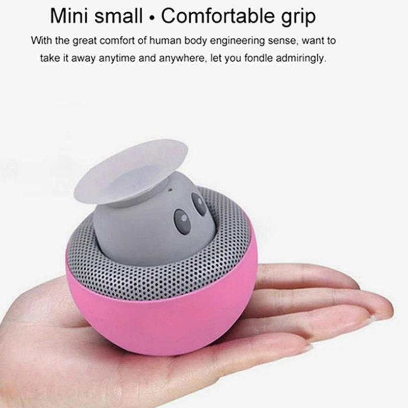 Модный мультфильм гриб прическа Беспроводные динамики bluetooth водостойкий