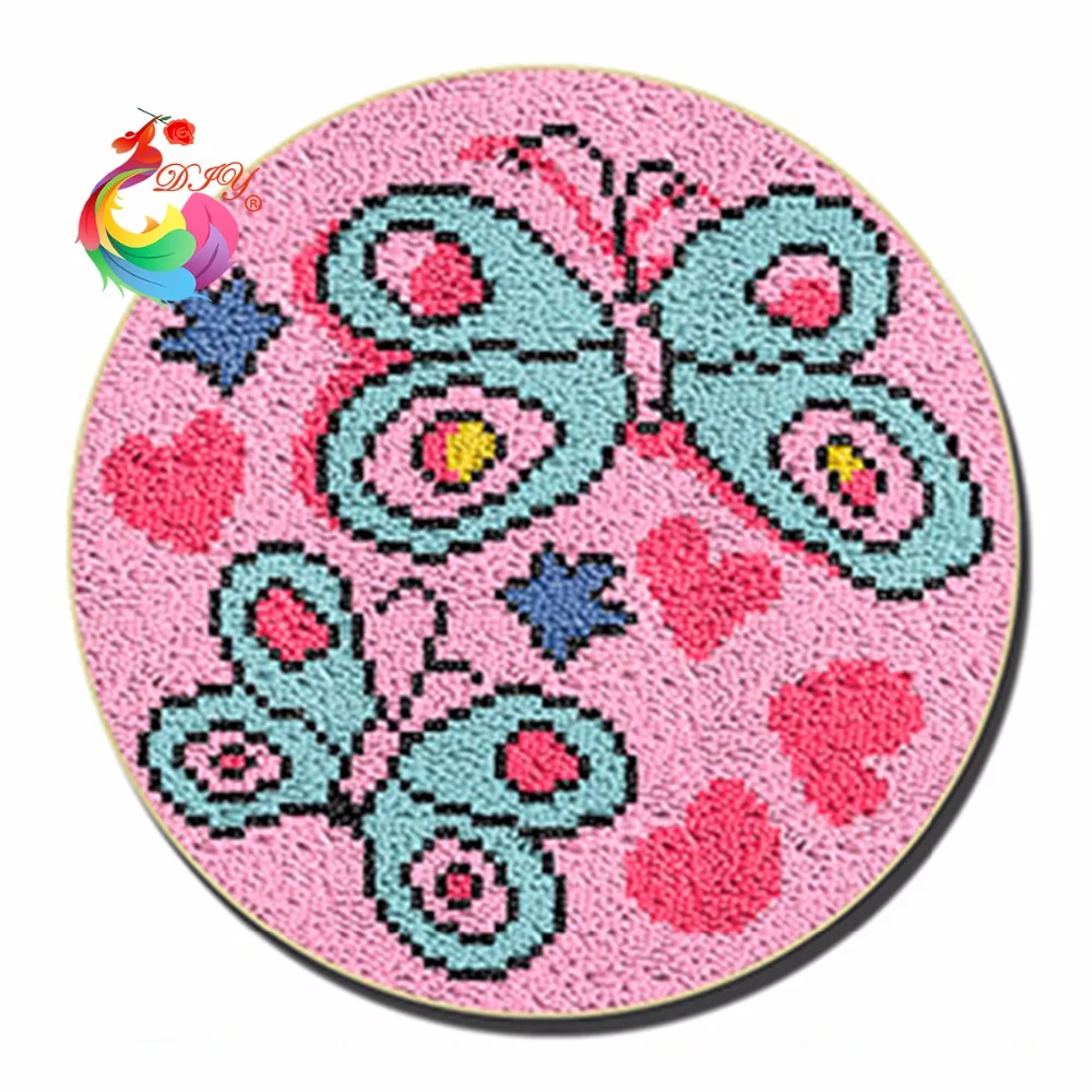 Набор ниток для вышивки сделай сам набор крючков с застежкой необработанный