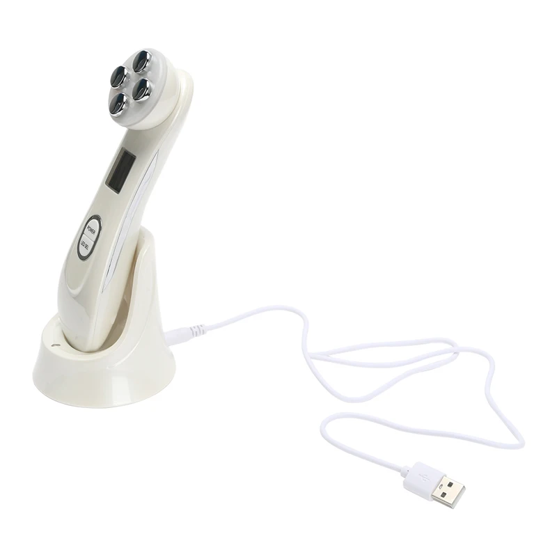 Electroporation Mesotherapy LED Photon Light Therapy RF EMS Skin Rejuvenation Face Lifting Tighten Massage Beauty Device | Красота и