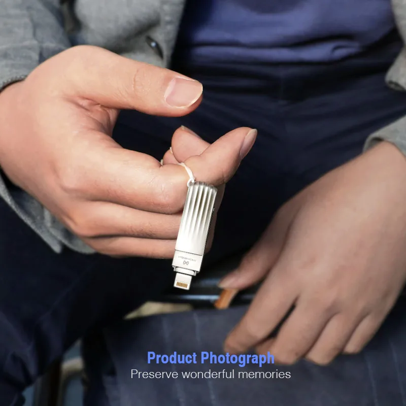 Moweek USB флеш накопитель для iphone Xs Max X 8 7 6 ipad карта памяти 16 ГБ 32 64 Гб 128 256 usb 2 0 Флешка