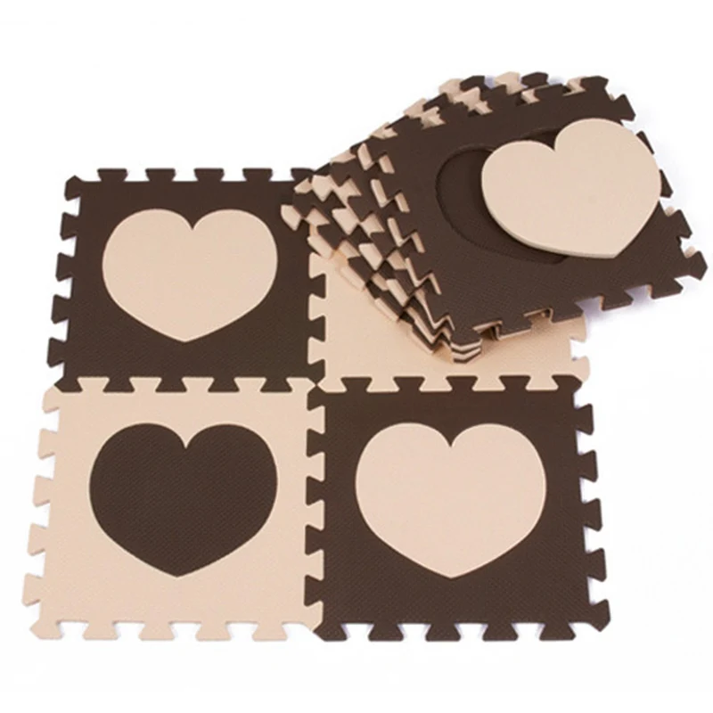 9 Плитки новые детские головоломки Ковры играть Коврики мягкие ползет ковры
