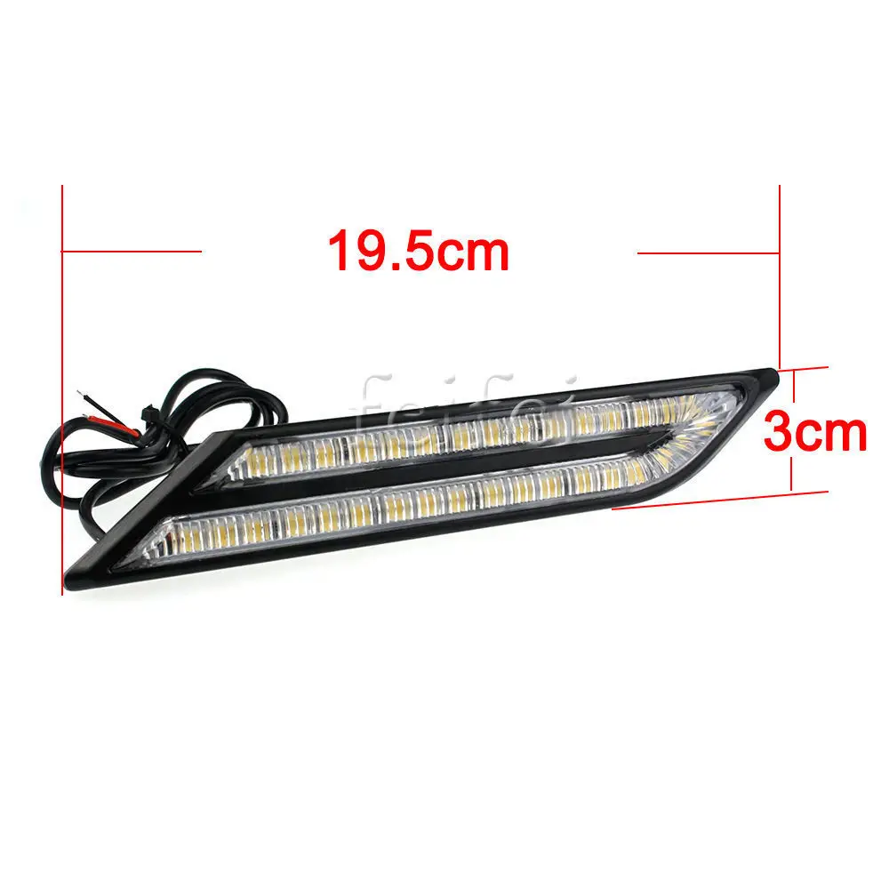 

Car Styling Impermeabile 33 SMD Luminoso Eccellente DRL Dell'automobile daytime led Universal automobile Luci di Marcia Diurna