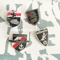 4pcs different germany army lapel pin wwii edelweiss sword skull badge insignia soviet u boat luftwaffe air force stuka junkers