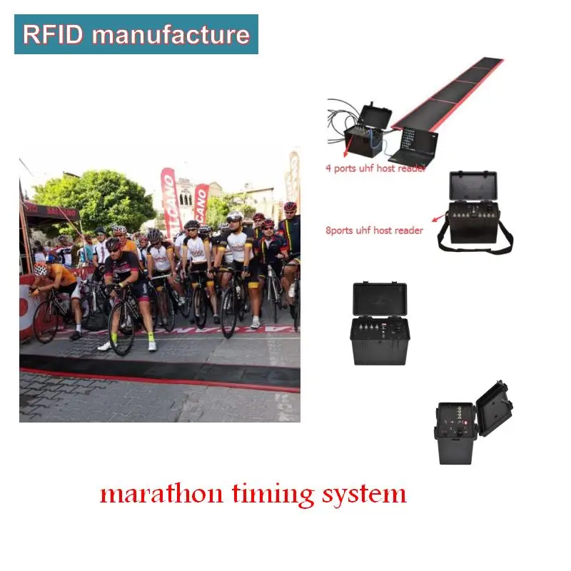 

100pc/lot impinj monza chip smartrac dogbone rfid uhf 860-960MHz inlay sticker Adhesive for long range marathon timing race