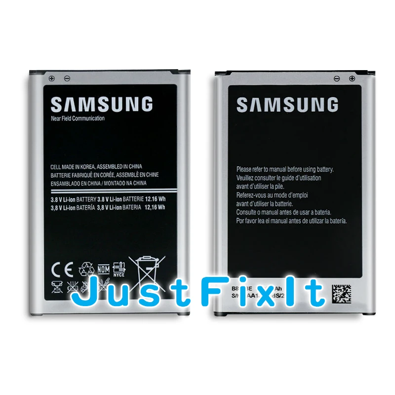 B800BC для samsung Galaxy Note 3 N900 N9006 N9005 N9000 N900A N900T N900P N900V с NFC 3200 мАч оригинальный аккумулятор