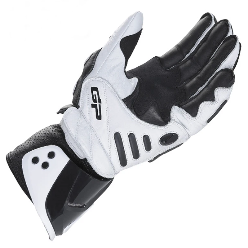 Перчатки для мотогонок guantes motocicleta мотоциклетные gant длинные Кожаные
