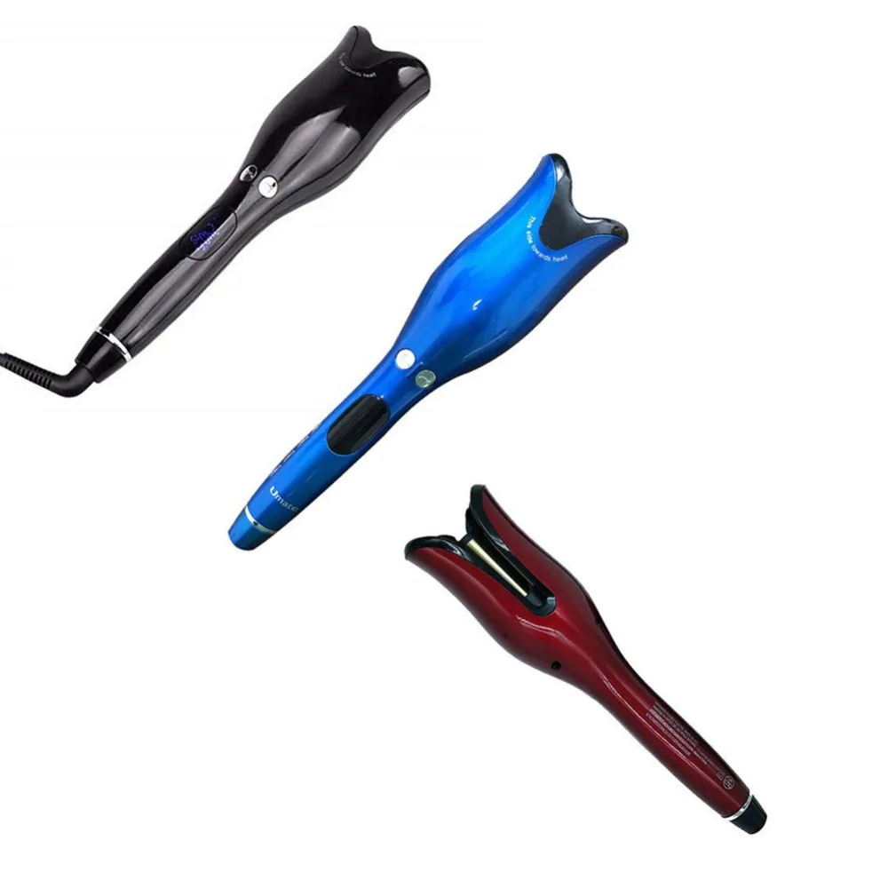 Модные Розовые воздушные бигуди вращающиеся керамические вращающийся