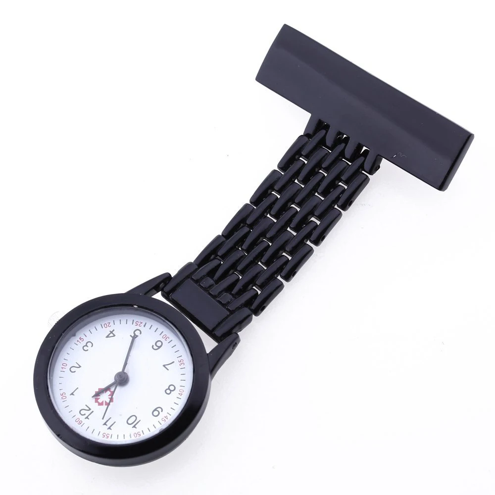 

YCYS! clip-on watch nurse watch nurse brooch black