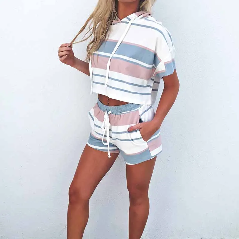 2017 летние модные спортивные костюмы для женщин клетчатый полиэстер пуш ап