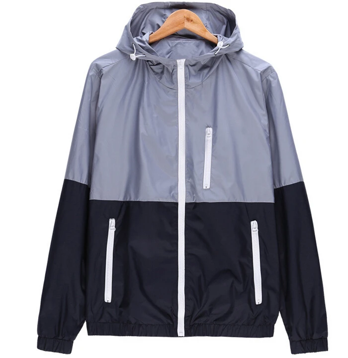 UNIVOS KUNI Повседневная куртка тонкая мужская летняя ветровка Jaqueta De Masculina Спортивная