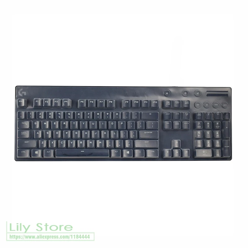 Для logitech G610 G810 G213 G413 K840 G512 с подсветкой игра механическая клавиатура протектор Кнопка пылезащитный чехол 104 ключ защитная кожа