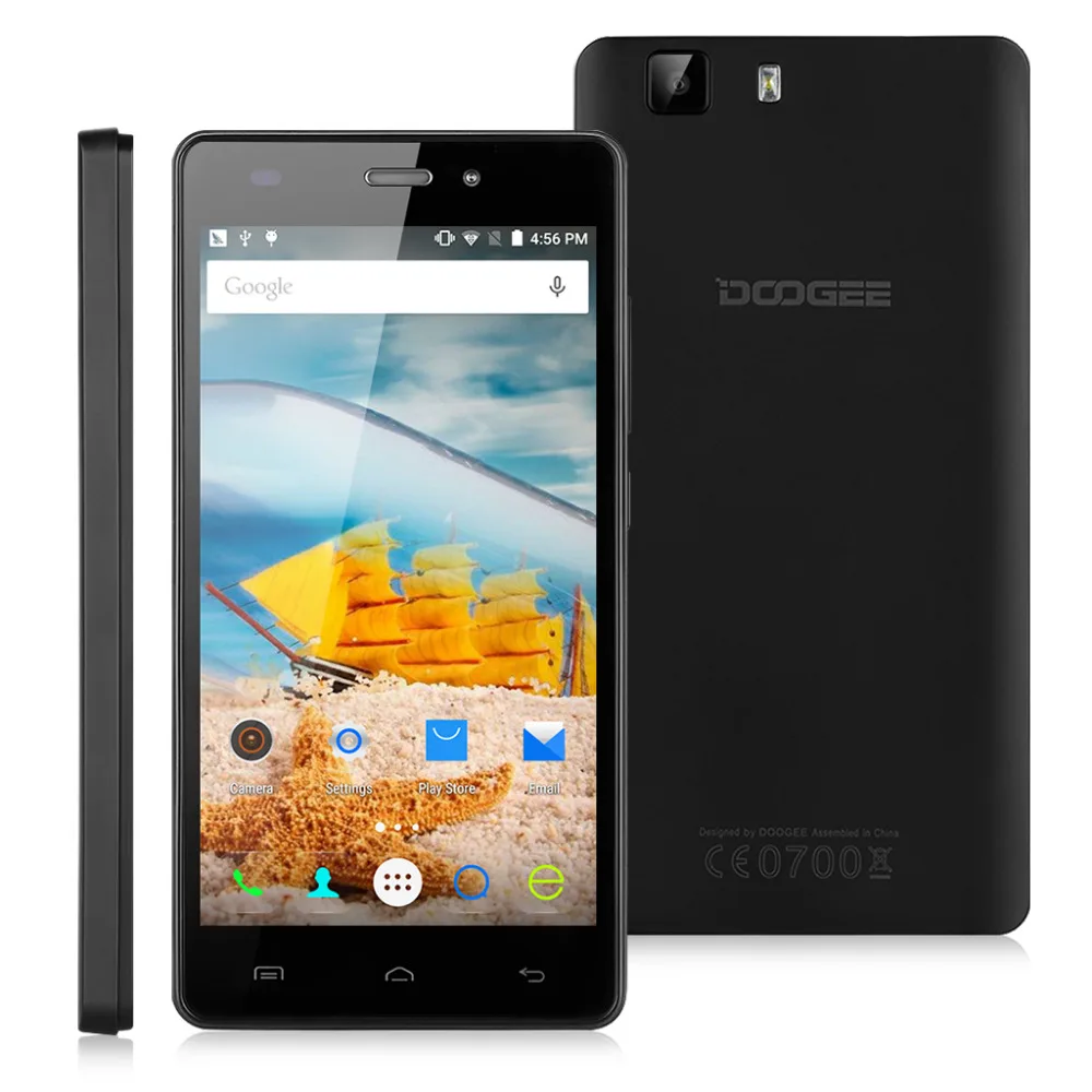 Оригинал Doogee X5 Pro 5 0 дюймов Android 6 4 ядра MTK6735 сотовый телефон Ram 2 ГБ + ПЗУ 16 смартфон г
