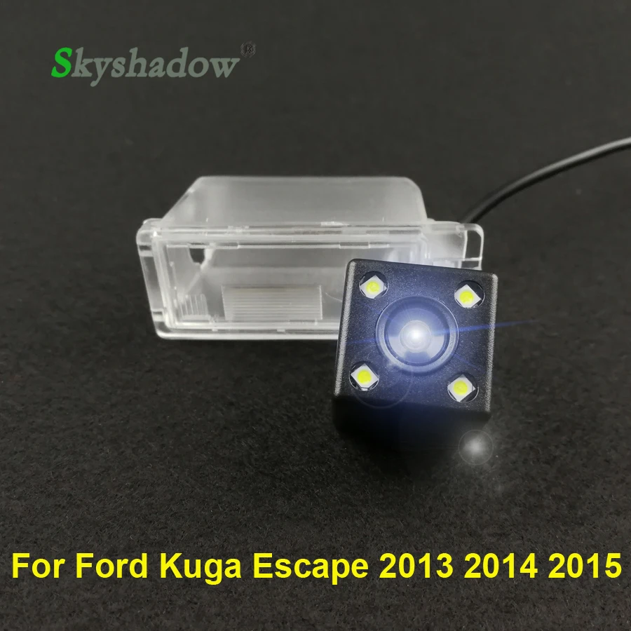 Для Ford Kuga Escape 2013 2014 2015 Автомобильная CCD 4 светодиодный камера заднего вида для