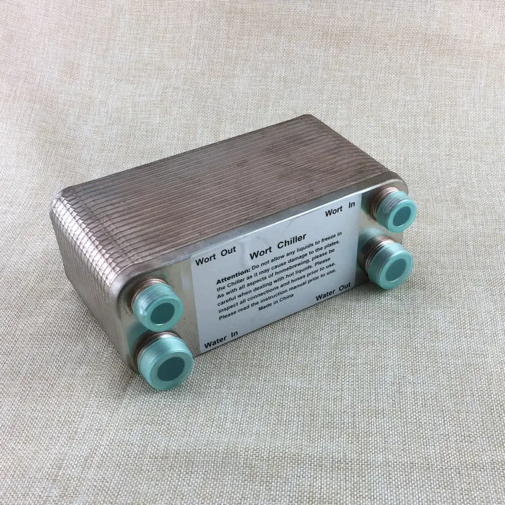 Охладитель сусла из нержавеющей стали с 40 пластинами-пивоваренный охладитель