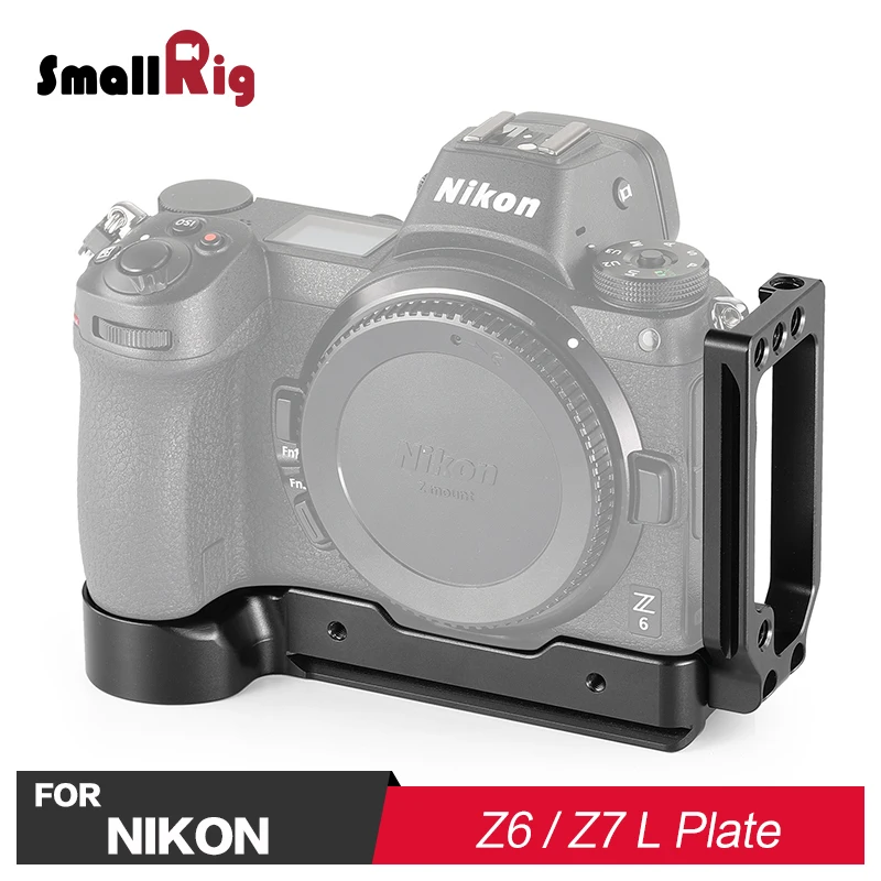SmallRig DSLR камера Z6 L Пластина быстросъемный l-кронштейн для Nikon Z6 и для Nikon Z7 камера с Arca Stlye Plate 2258