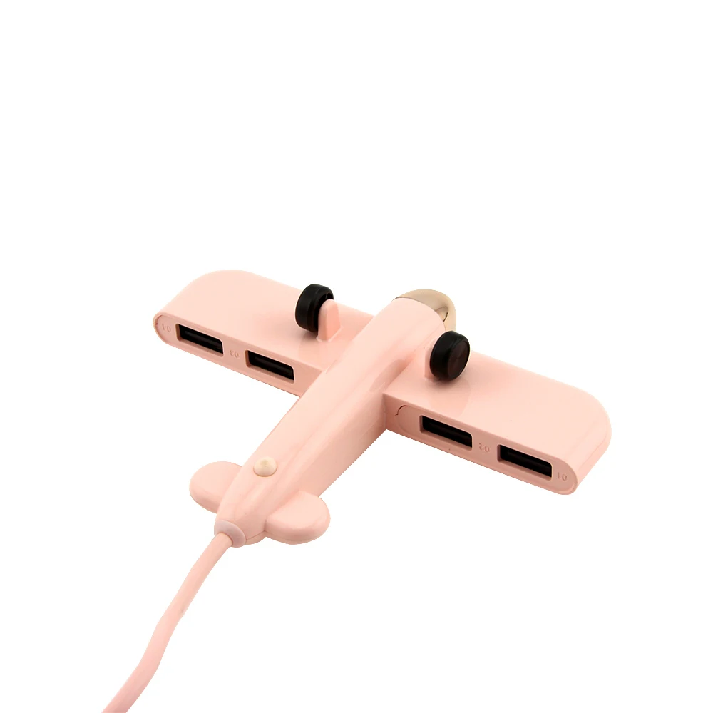 CHUYI мульти usb-хаб Симпатичный Самолет дизайн USB разветвитель 4 порта USB 2,0 концентратор Jet Airliner usb-хаб адаптер для ПК Аксессуары для ноутбуков
