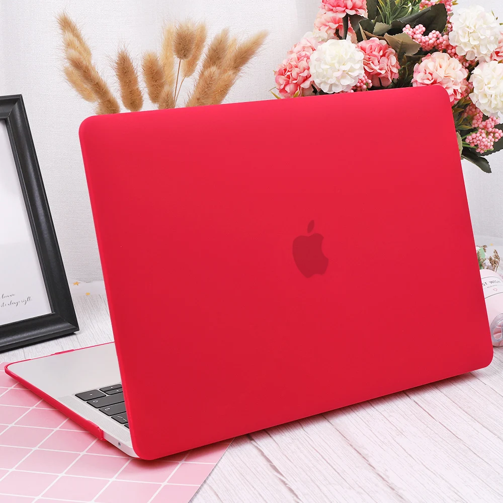 Чехол для ноутбука Apple MacBook Air Pro Retina 11 12 13 15 Новый 3 4 дюйма Матовый Жесткий чехол с