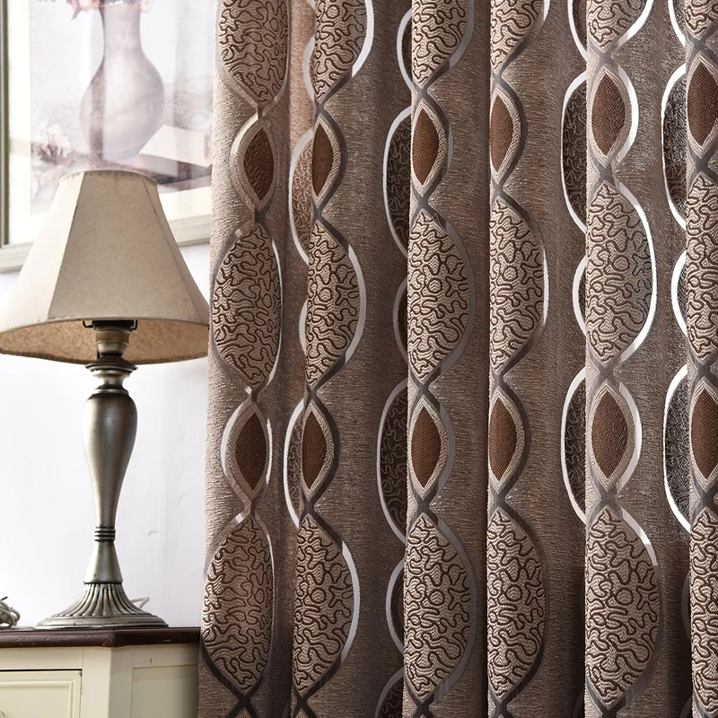 NAPEARL Короткие шторы в полоску жаккардовые капли для спальни окна нитки ткань