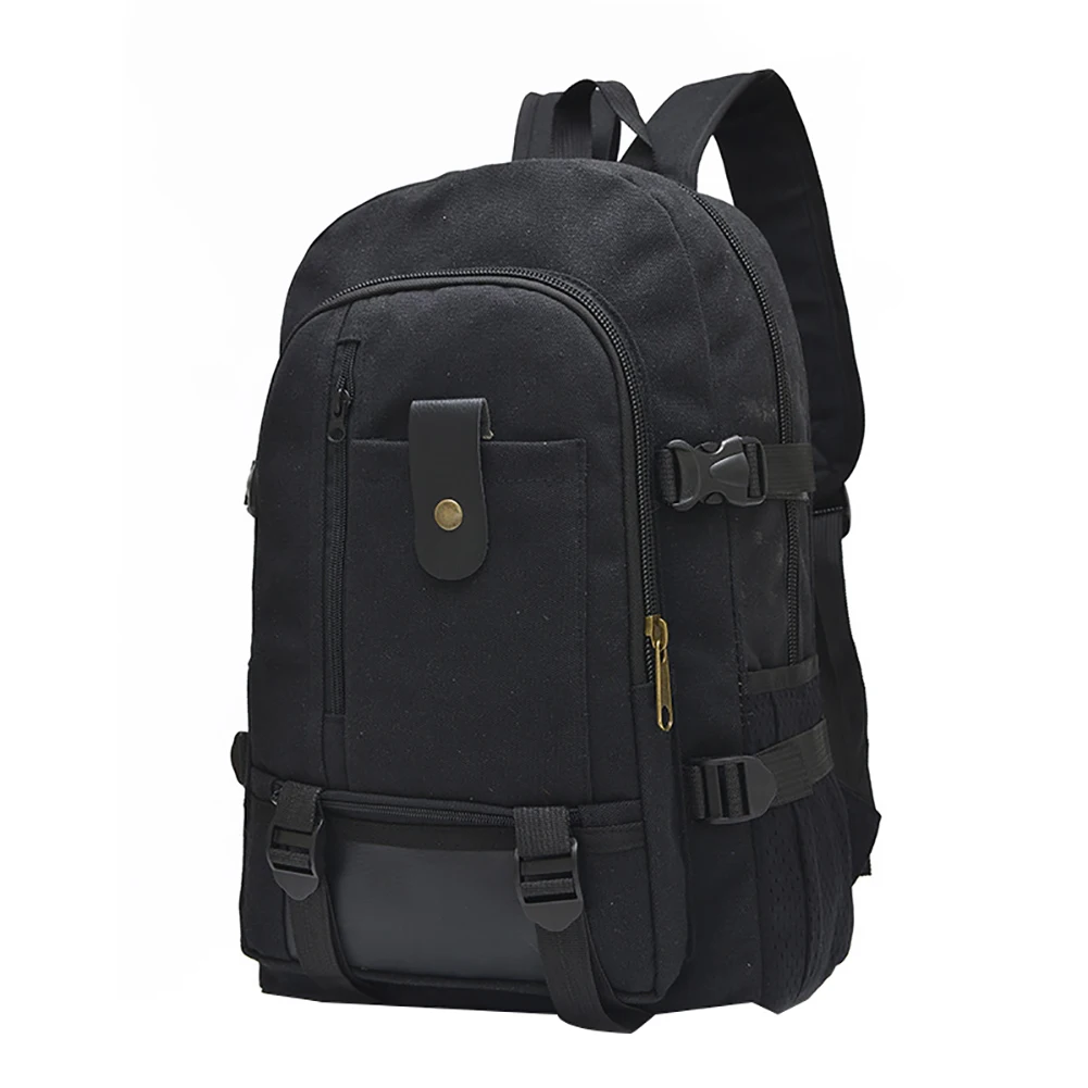 Вместительный холщовый мужской рюкзак для ноутбука повседневные дорожные сумки