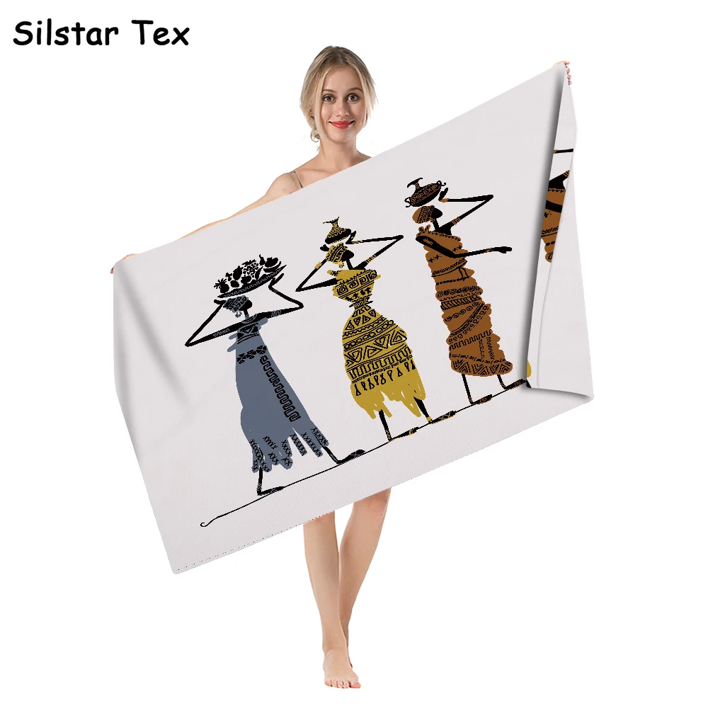 

Silstar Tex Egyptian Rectangle Beach Towel Characters Shower Towels Ancient Egypt Civilization Tapestry Yoga Mat