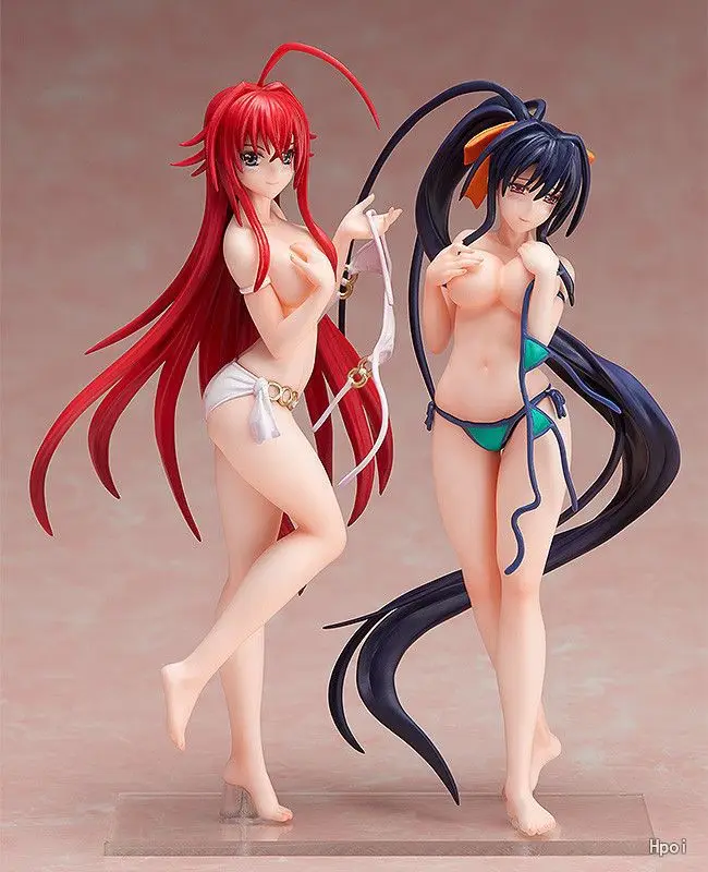 Аниме средней школы DxD фигурка Rias Gremory Himejima Akeno сексуальный купальник Ver. 1/12 масштабная модель украшения игрушка кукла из ПВХ(13 см