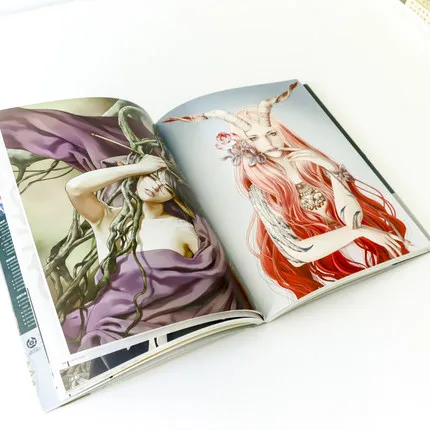 Книга для рисования татуировок Luo Hua Meng Bi от Zhang Xiao Bai/эстетические книги взрослых с