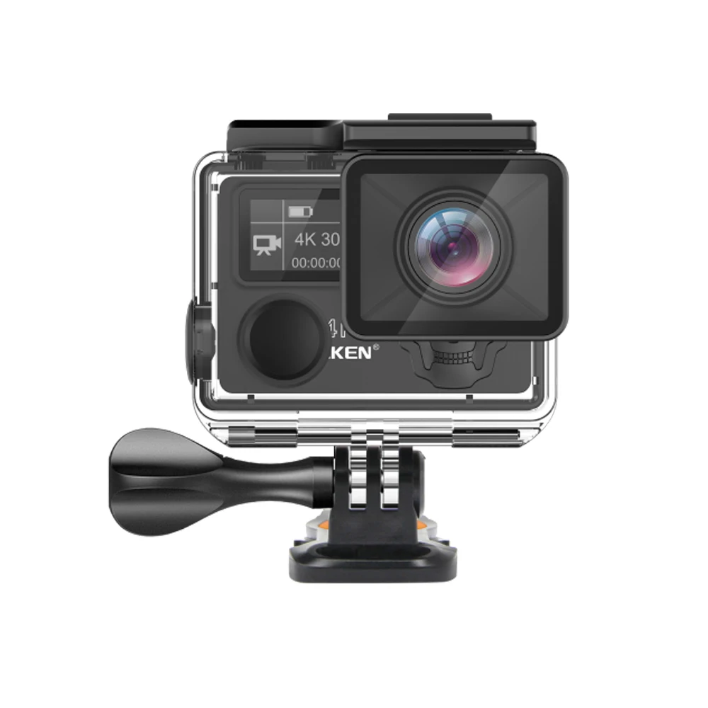 EKEN H5s Plus 4K + сенсорный экран камера Ambarella A12 чипсет стабилизация изображения Wi Fi