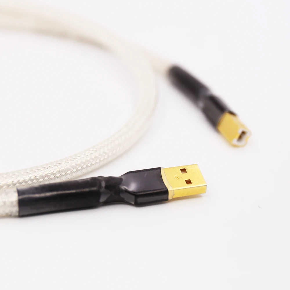 USB кабель для передачи данных с серебряным покрытием|Кабели USB| |