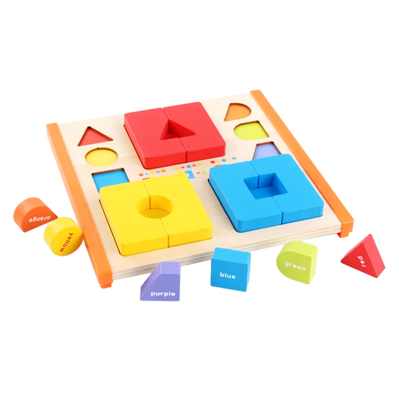 Деревянные детские головоломки Монтессори вспомогательный материал для