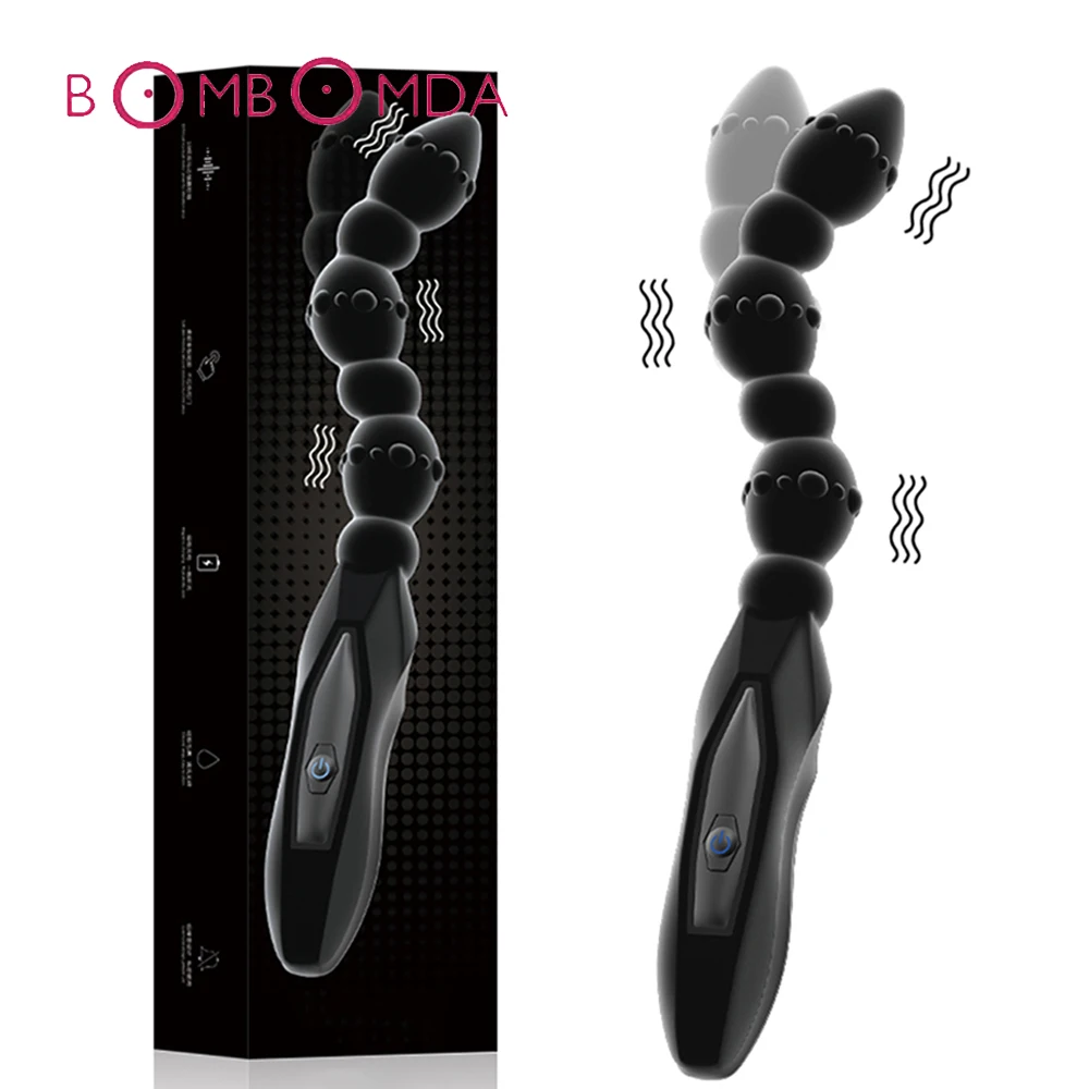 Силиконовый анальный стимулятор 10 скоростей вибратор для мужчин массажер