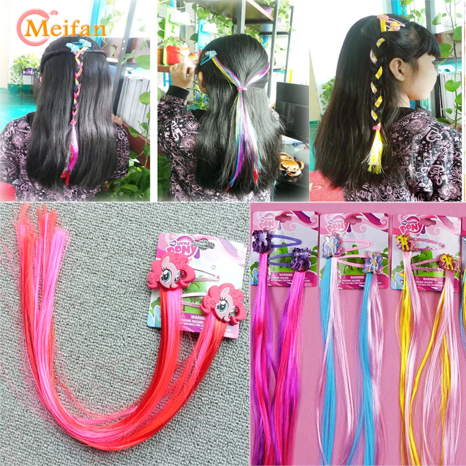 MEIFAN Kids My Little Ponis аксессуары заколки для волос маскарадные костюмы Принцесса косы