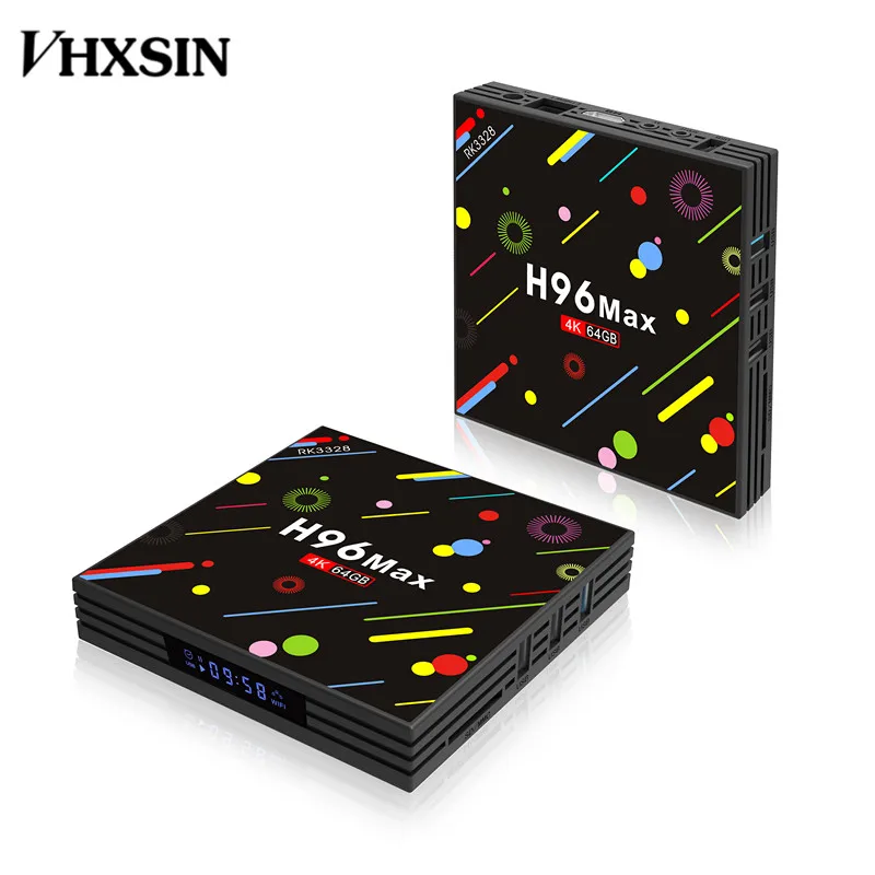 VHXSIN 50 шт./лот Android 7 1 TV Box MAX H2 DDR3 4 Гб ПЗУ 64 RK3328 Четырехъядерный 4K HDR WIFI|ТВ-приставки и