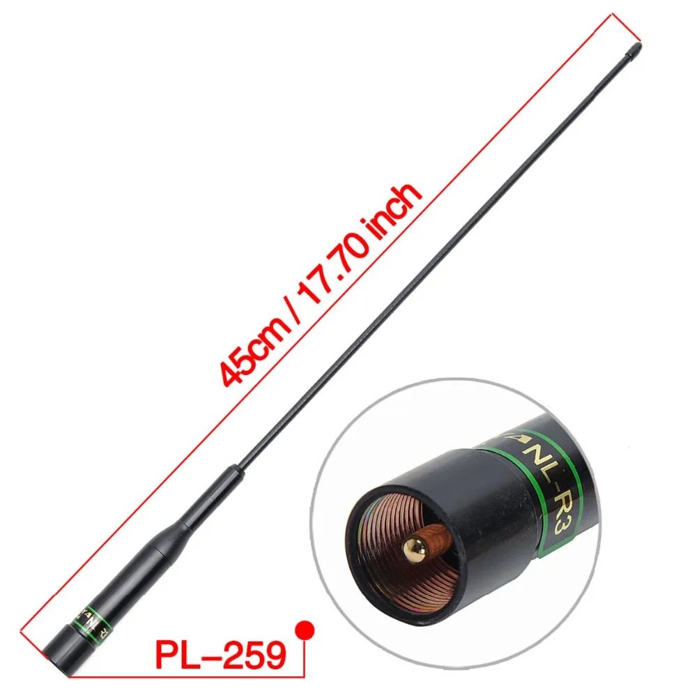 2 шт Нагоя NL-R3 Dual Band 144/430 MHz 5/3 5 дБ с высоким коэффициентом усиления uhf-разъем PL-259