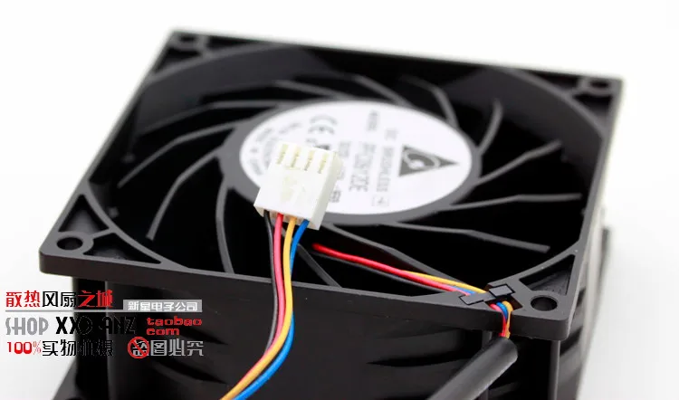 Для delta pfc0912de 9 см 90 мм 90*90*38 мм 9038 9238 12 В 4.32a двухшаровой серверный Вентилятор охлаждения