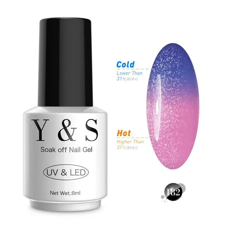 Y&ampS 8ml Temperature Changing Color UV Gel Nail Polish Soak Off Led Lacquer Pick Any 1 | Красота и здоровье