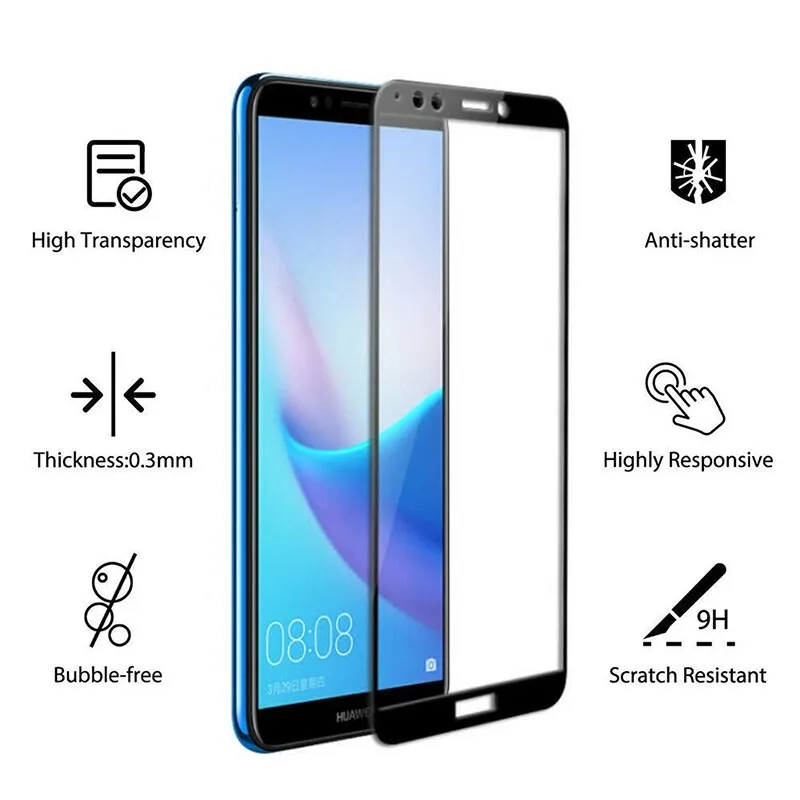 Защитное стекло для Huawei Y5 Y6 Prime 2018 закаленное Honor 7a Pro A7 A 7apro Y 5 6 5y 6y защитная пленка