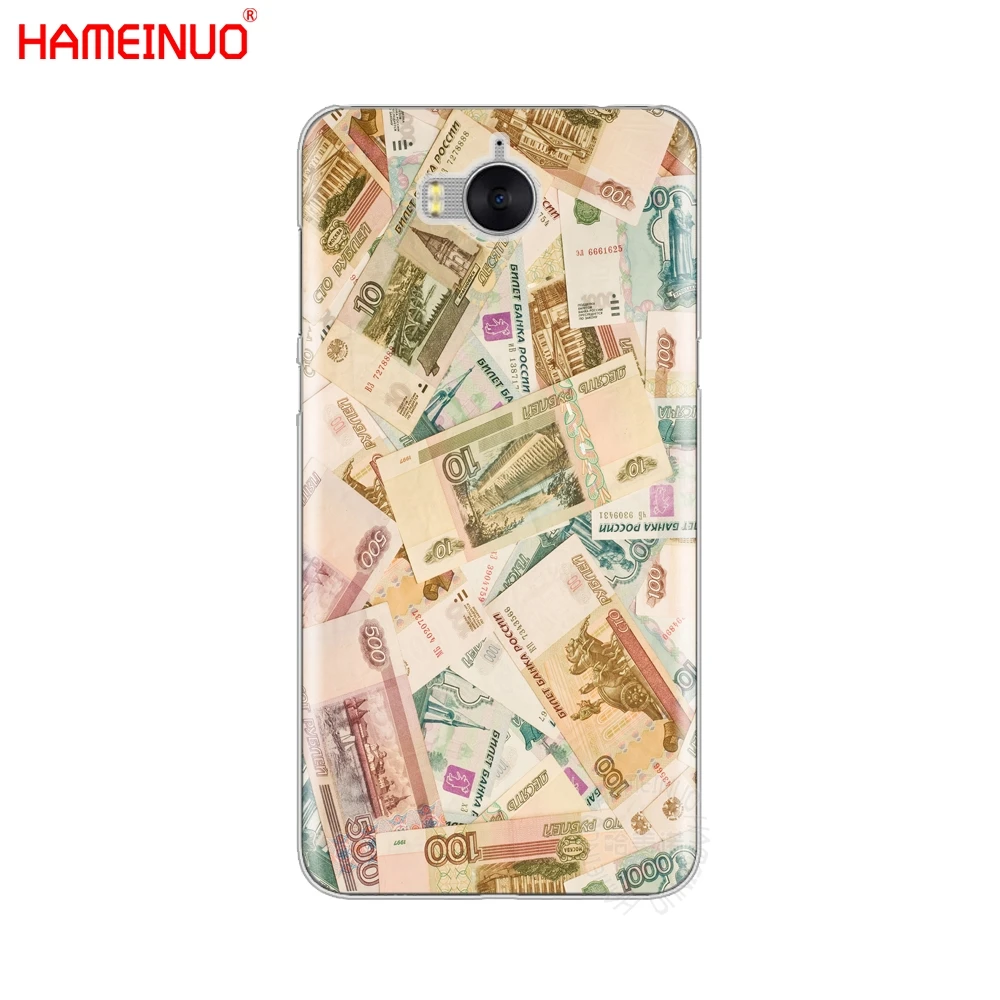 HAMEINUO денежные деньги доллар рубль чехол для мобильного телефона huawei honor 3C 4X 4C 5C 5X 6