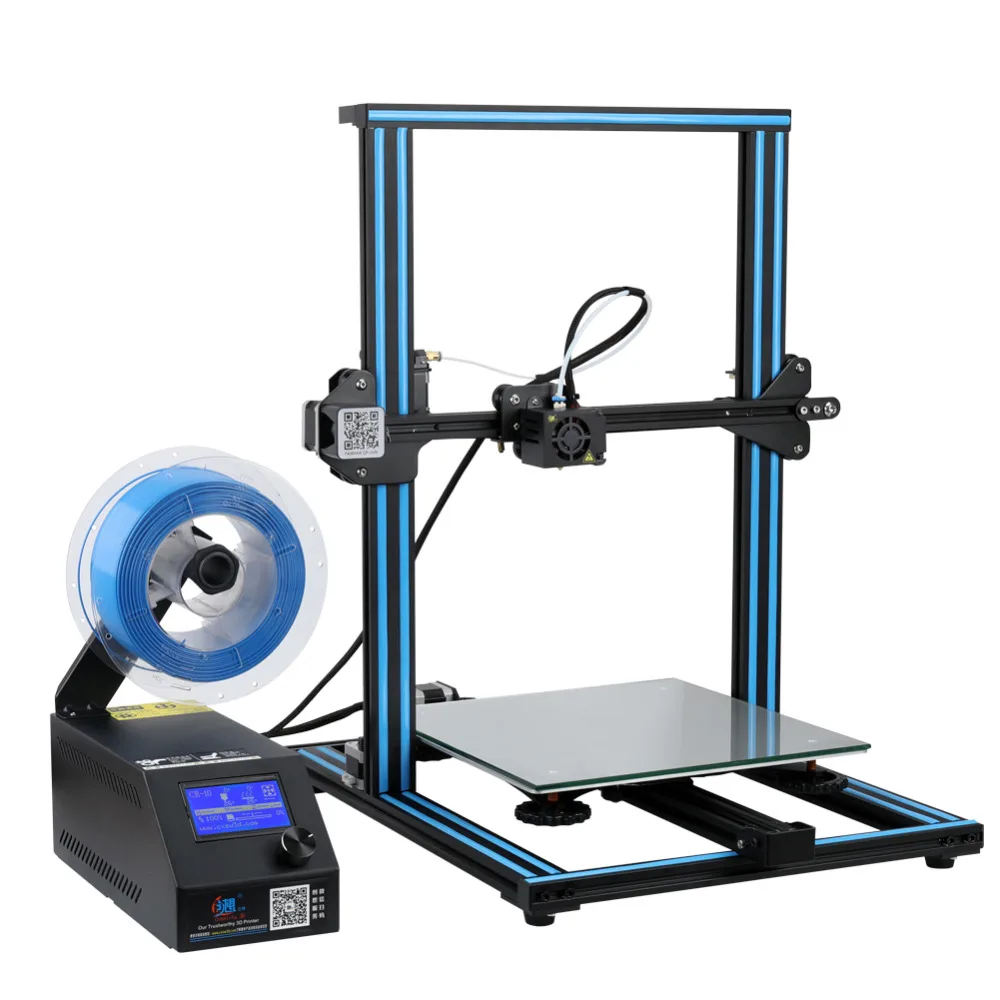 CR 10 3D принтер DIY набор большой размер печати 1 75 мм Reprap i3 с Hotbed + 8G sd карта 200g нити