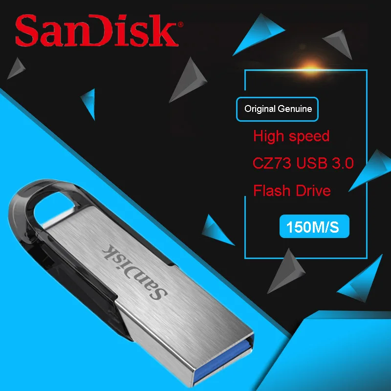 Оригинальный флеш-накопитель USB SanDisk CZ73 64 ГБ 32 16 супер скоростная память флешка 3 0