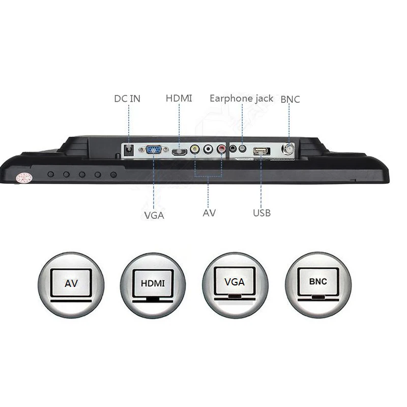 17-дюймовый монитор HD 1280x1024 с Видео Аудио VGA AV USB HDMI TFT ЖК-дисплей для камер