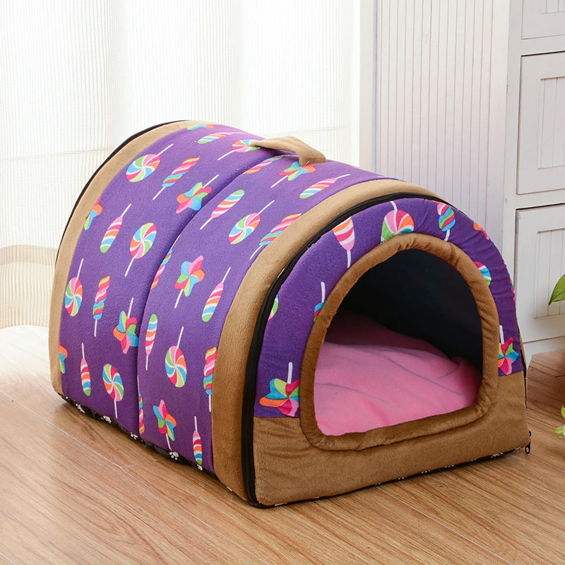 Dog house bed Съемные и моющиеся домашних животных матрас дома для cama para качорро пэт Sml