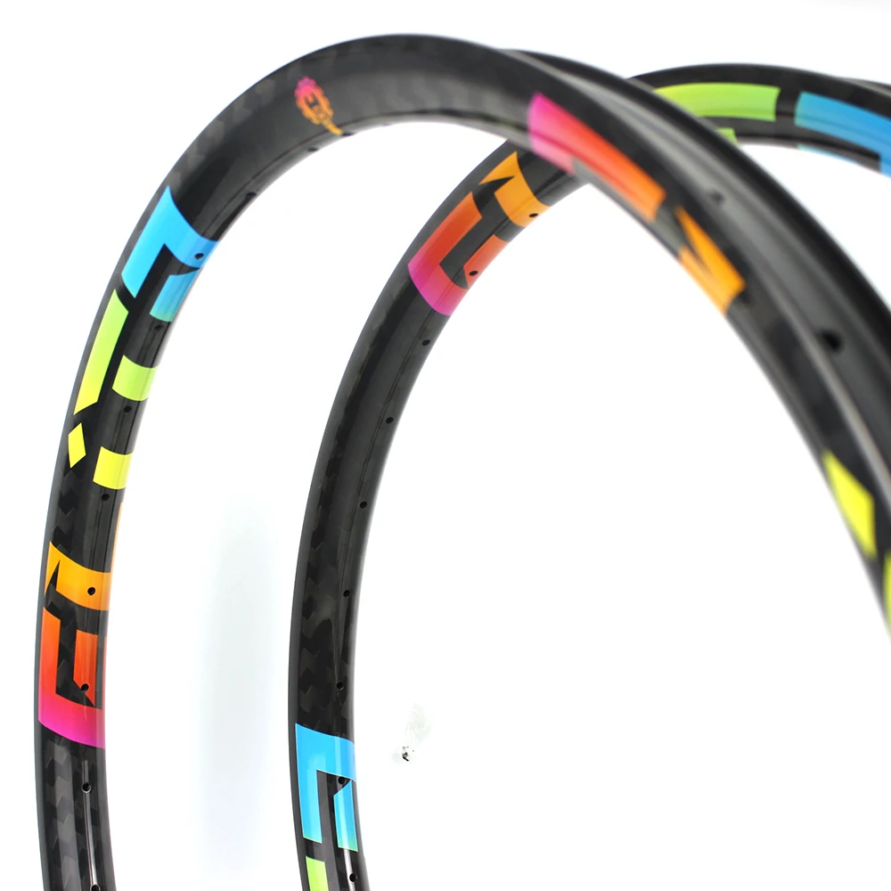 Высокое качество 29er MTB карбоновый обод колеса 24H 28H 32H 36H для XC AM DH Enduro горный велосипед 29 колеса 3k 6k 12k Ud матовый глянцевый