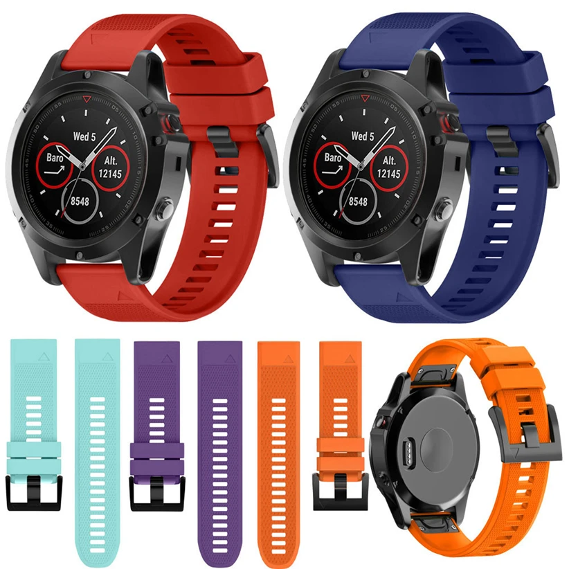 Ремешок для смарт-часов 26 мм быстросъемный ремешок GPS-часов Garmin Fenix 5X Прямая