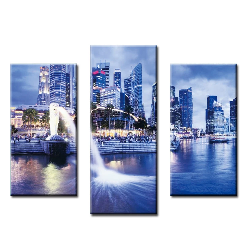 5D Full round diy hand made diamond embroidery mosaic painting kits wall cross sticker cityscape picture home Decor | Дом и сад