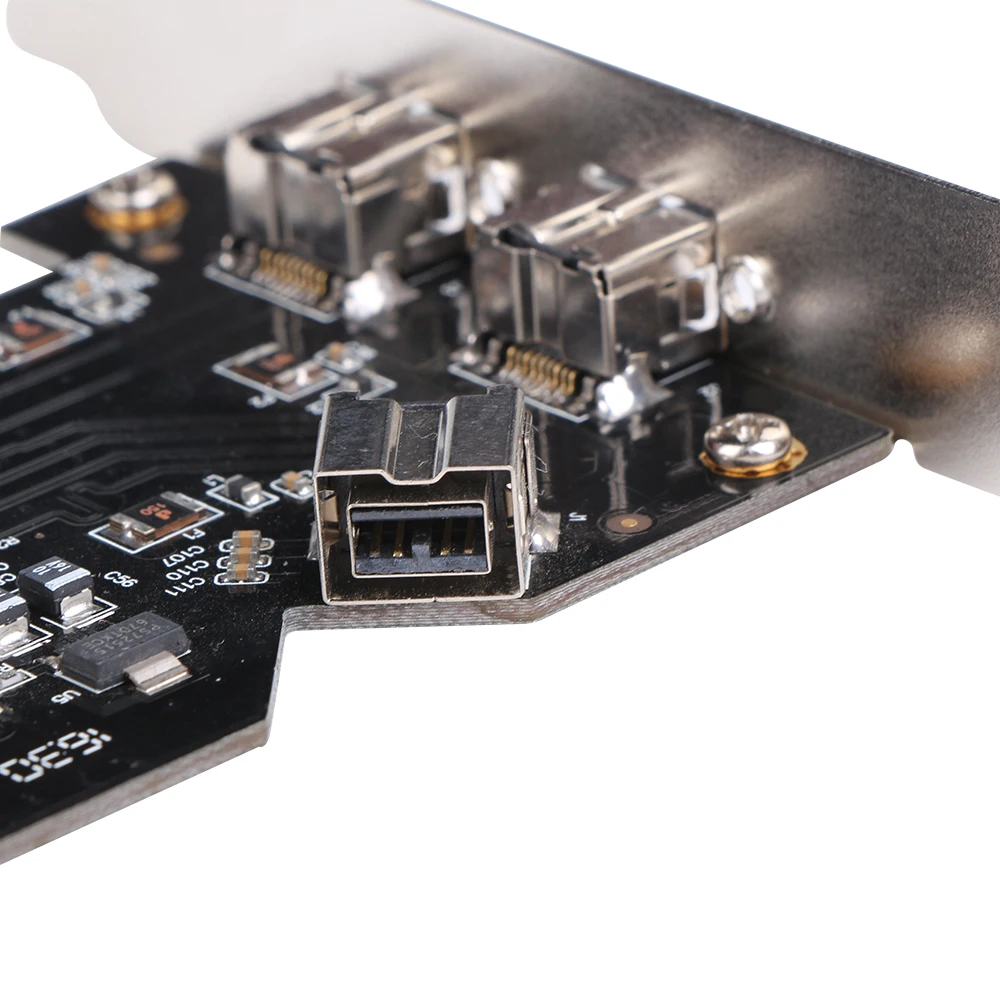 Pci express к IEEE 1394b firewire 800 карты контроллера с 2 Внешний + внутренний 1394 Порты ti