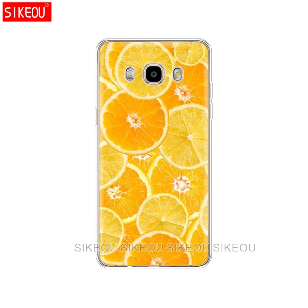 Силиконовый чехол для телефона Samsung Galaxy J1 J2 J3 J5 J7 MINI 2016 2015 prime Lemon арбуз | Мобильные